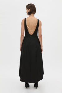Helix Back Detail Midi Dress