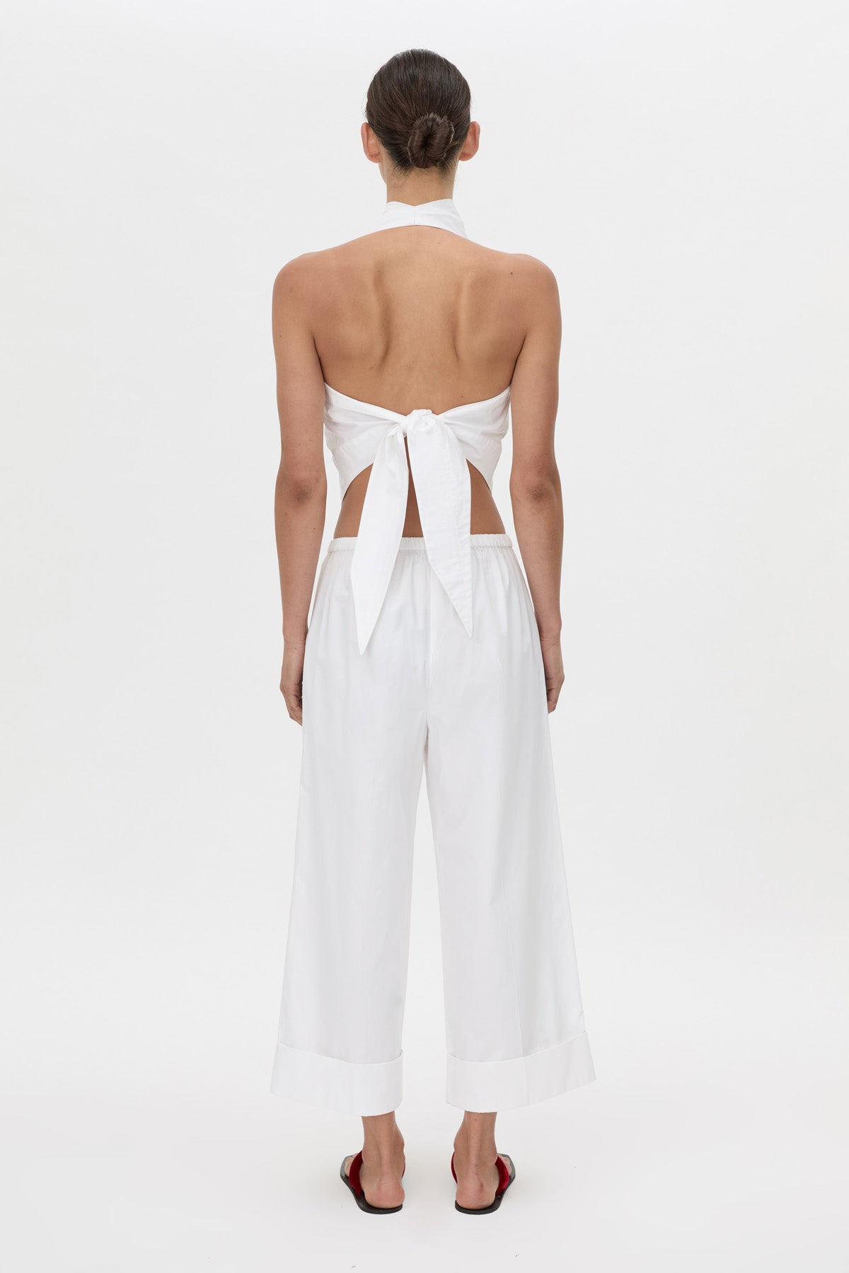 Onesto Cropped Wide Leg Pant