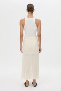 Viele Textured Bias Skirt