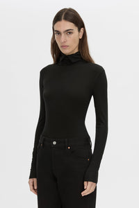 Barre High Neck Top