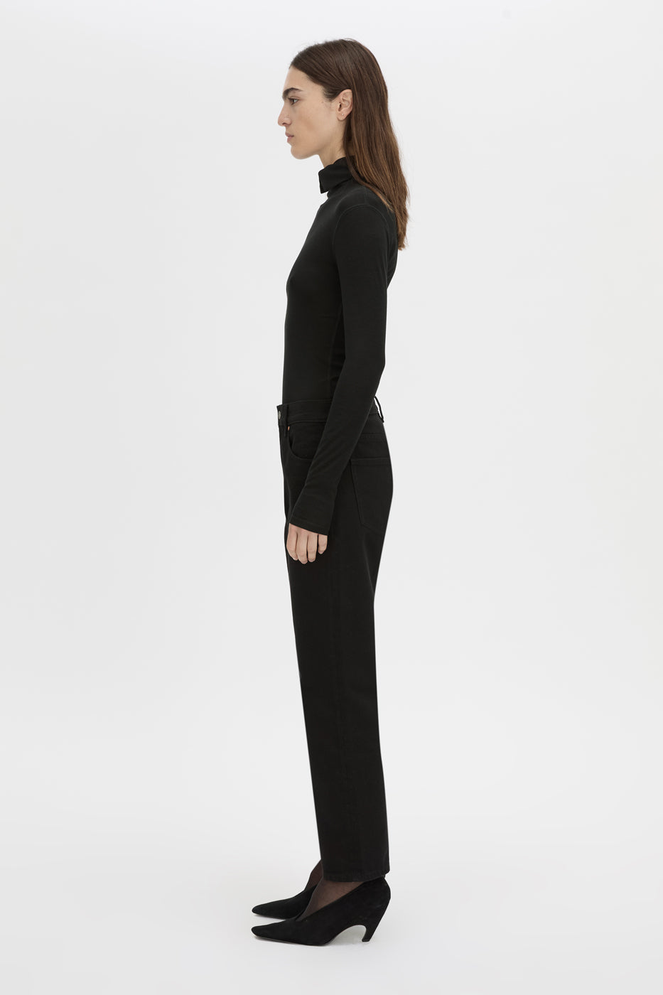 Barre High Neck Top