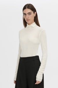 Barre High Neck Top
