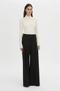 Barre High Neck Top