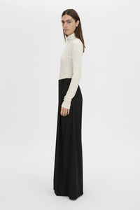 Barre High Neck Top