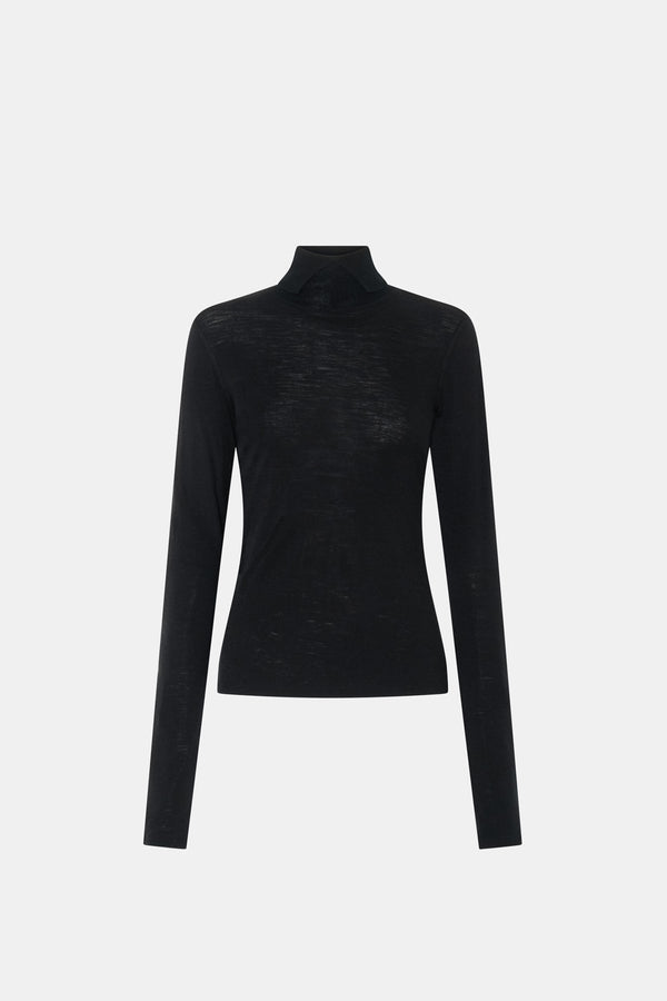 Barre High Neck Top