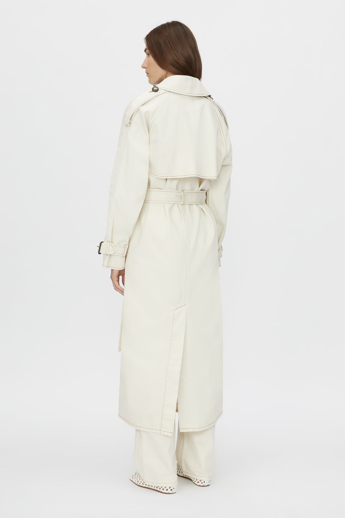 Calyx Denim Trench Coat