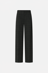 Ghost View - CAMILLA AND MARC Casio drop crotch check pant in charcoal grey.