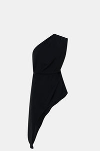 Ghost view CAMILLA AND MARC Ciran Asymmetric Top in Black crafted from 100% Australian wool.