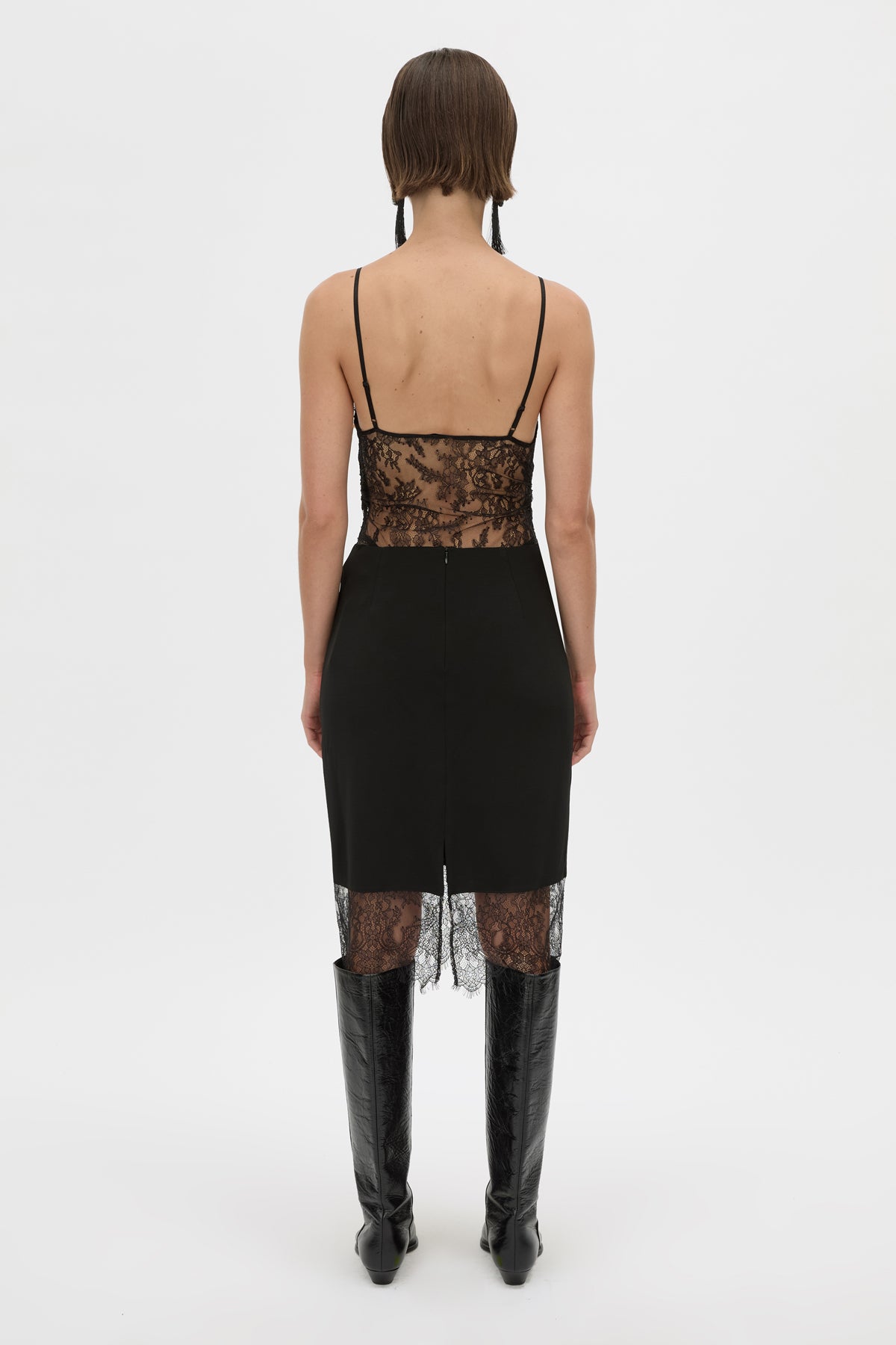 Cora V Neck Lace Bodysuit