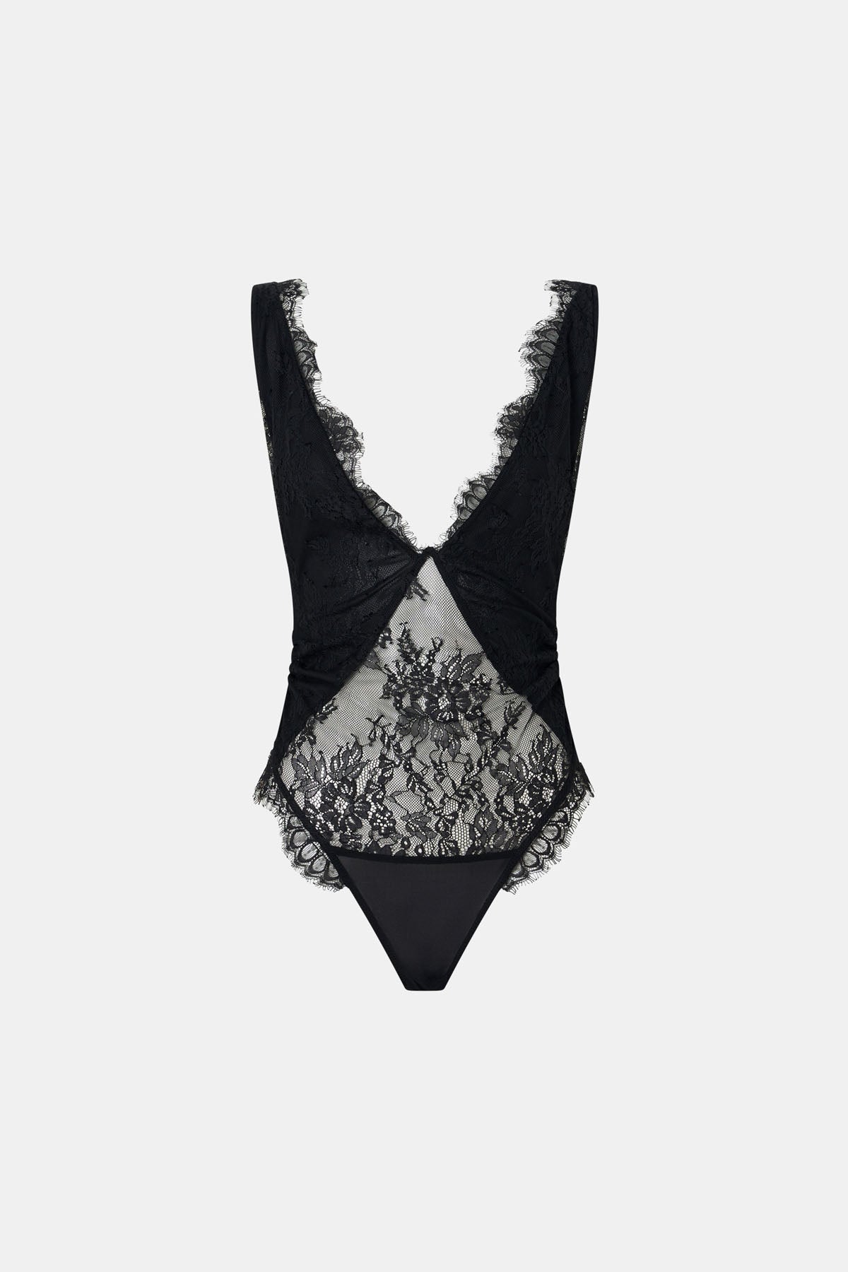 Cora V Neck Lace Bodysuit
