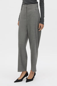 Cropped View - CAMILLA AND MARC tailored Crest Cropped Pant in grey marle.