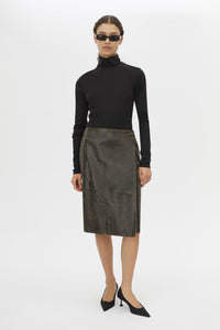 Dawn Leather Skirt
