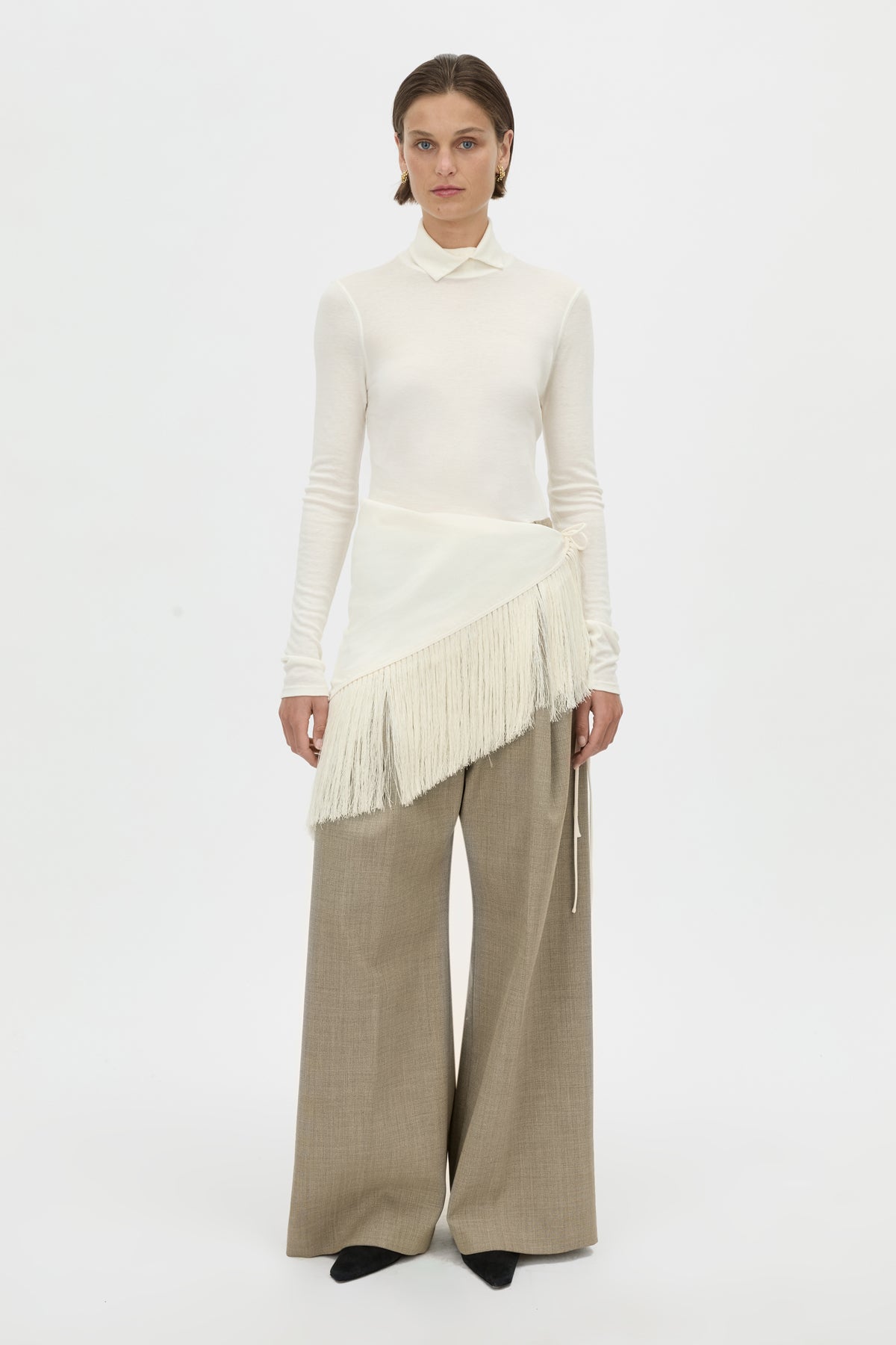 Barre High Neck Top