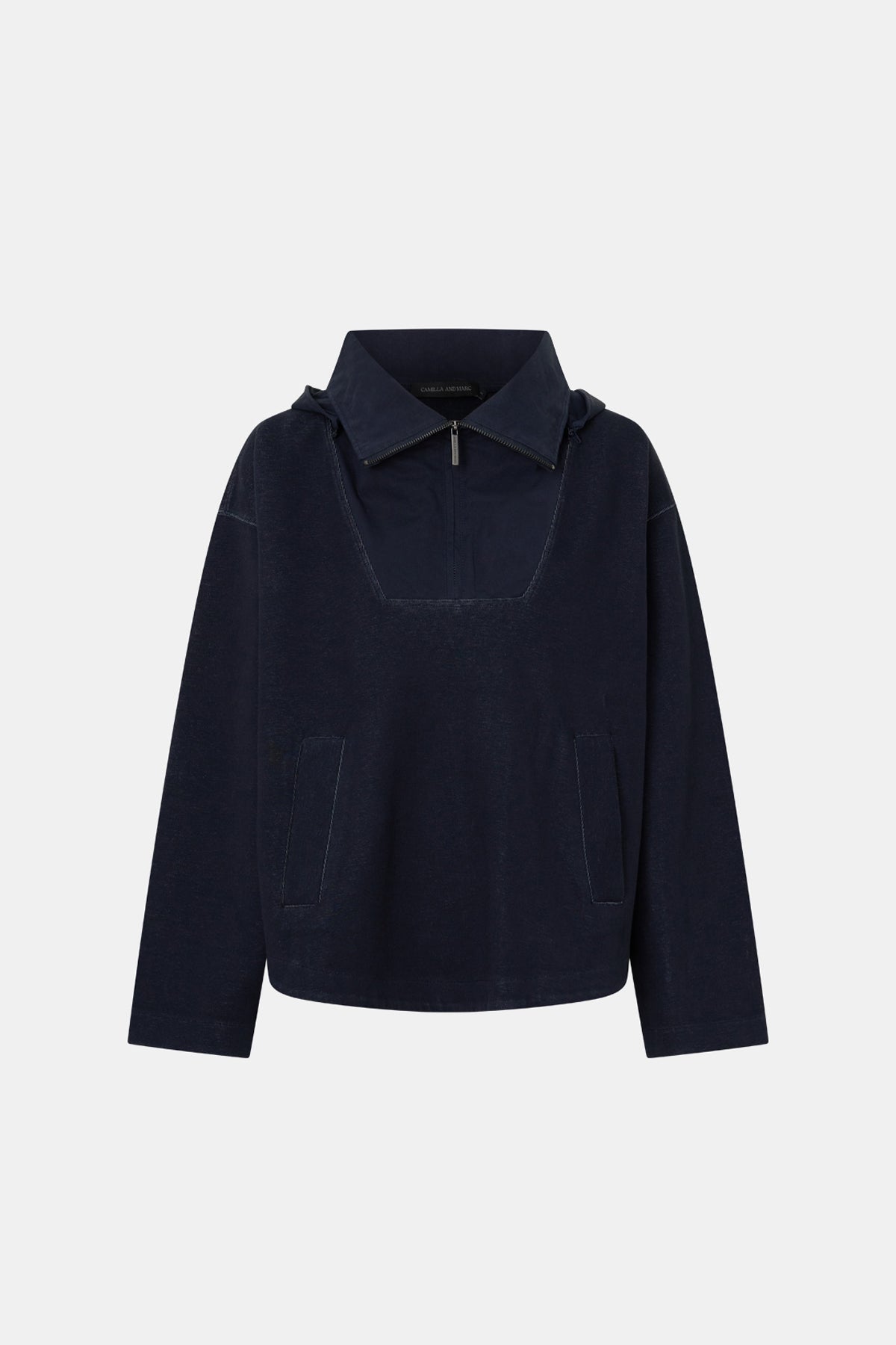 Eira Heavy Jersey Hooded Pullover