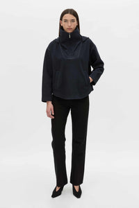 Eira Heavy Jersey Hooded Pullover