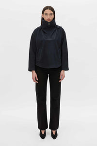 Eira Heavy Jersey Hooded Pullover
