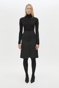 Floret Tailored Midi Skirt