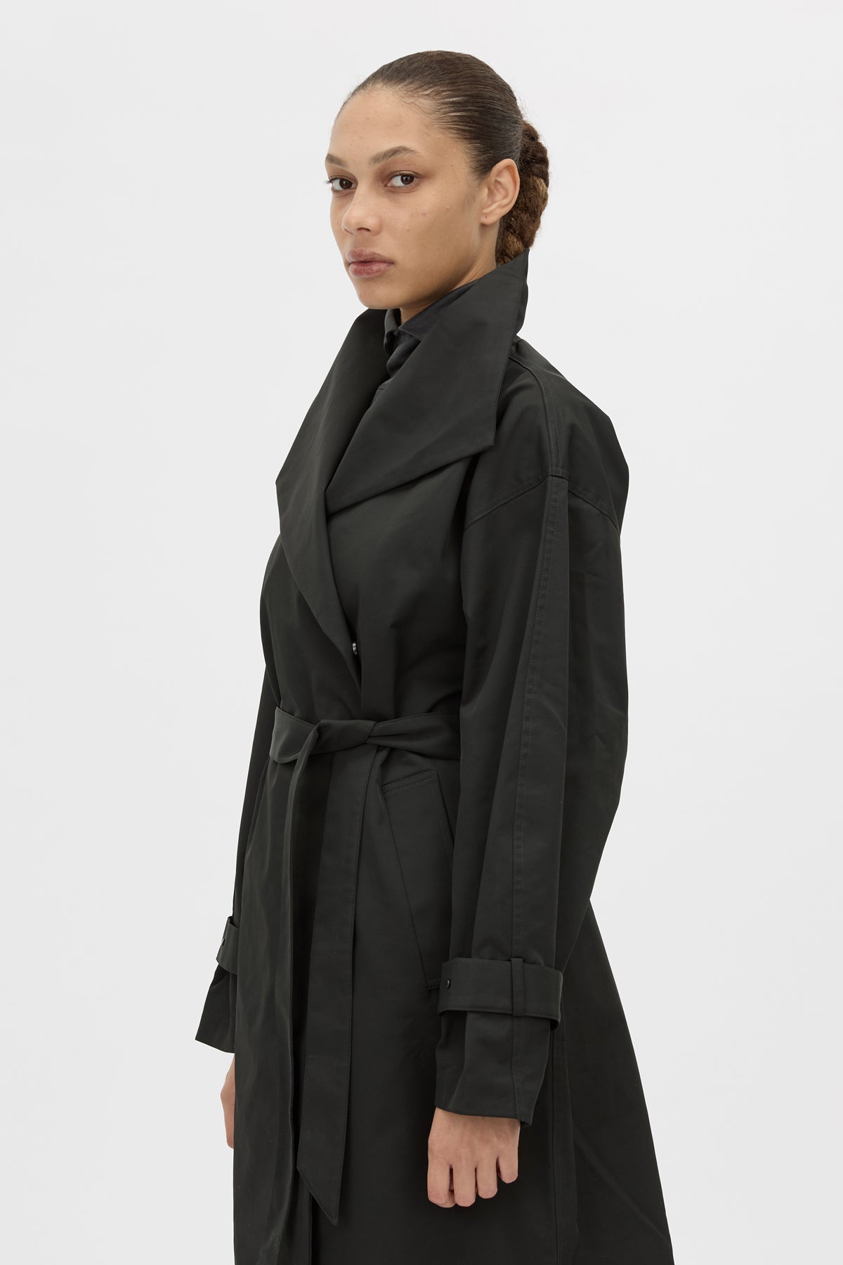 Gia Funnel Neck Coat