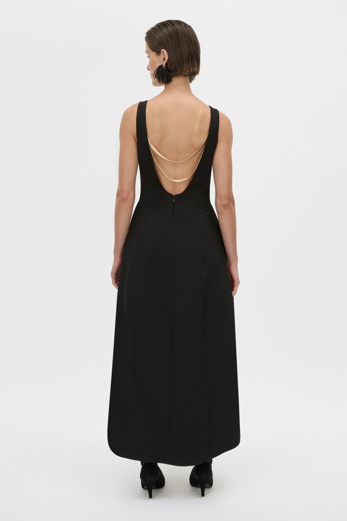 Helix Back Detail Midi Dress
