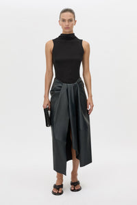 Lido Leather Skirt