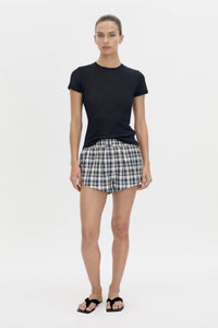 Lucente Check Micro Short