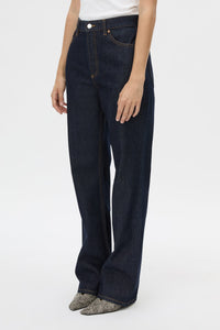 Cropped view CAMILLA AND MARC Manuela Denim Jean in Indigo with a straight‑leg fit and five‑pocket design.