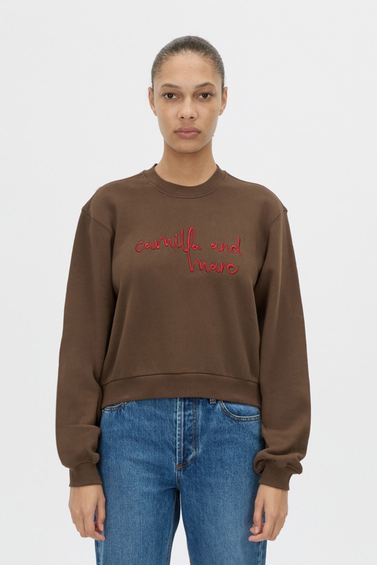 Maren Crop Emb Tracksuit Top