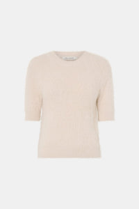 Ghost View CAMILLA AND MARC Maxime Knit Top in powder pink with a slim fit and knit fabric.