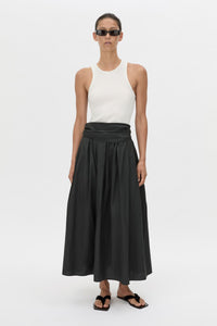 Milo Gathered Skirt W/belt