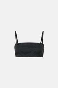 Ghost view CAMILLA AND MARC Noe Bandeau Top in Black with a sheer silk‑blend finish.