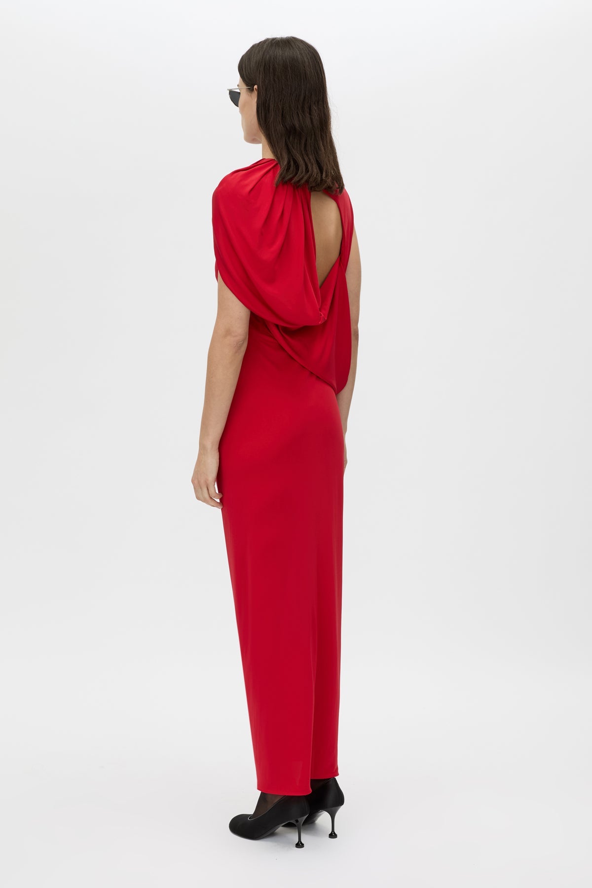 Paloma Draped Sleeve Dress