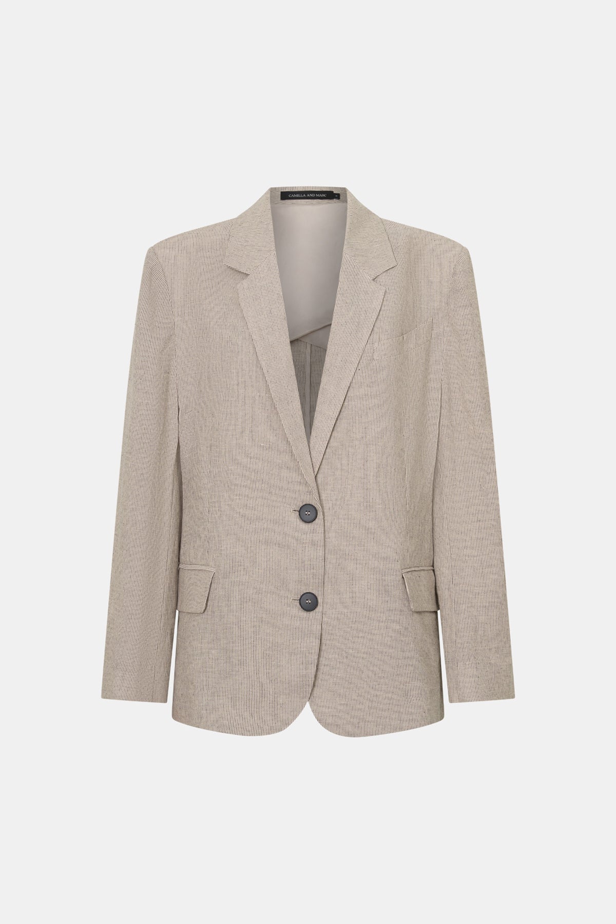 Phostre Linen Relaxed Blazer