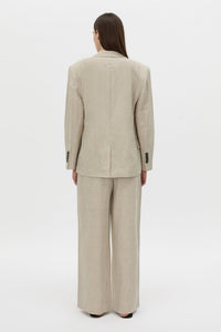 Phostre Linen Relaxed Blazer