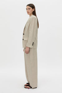 Phostre Linen Relaxed Blazer