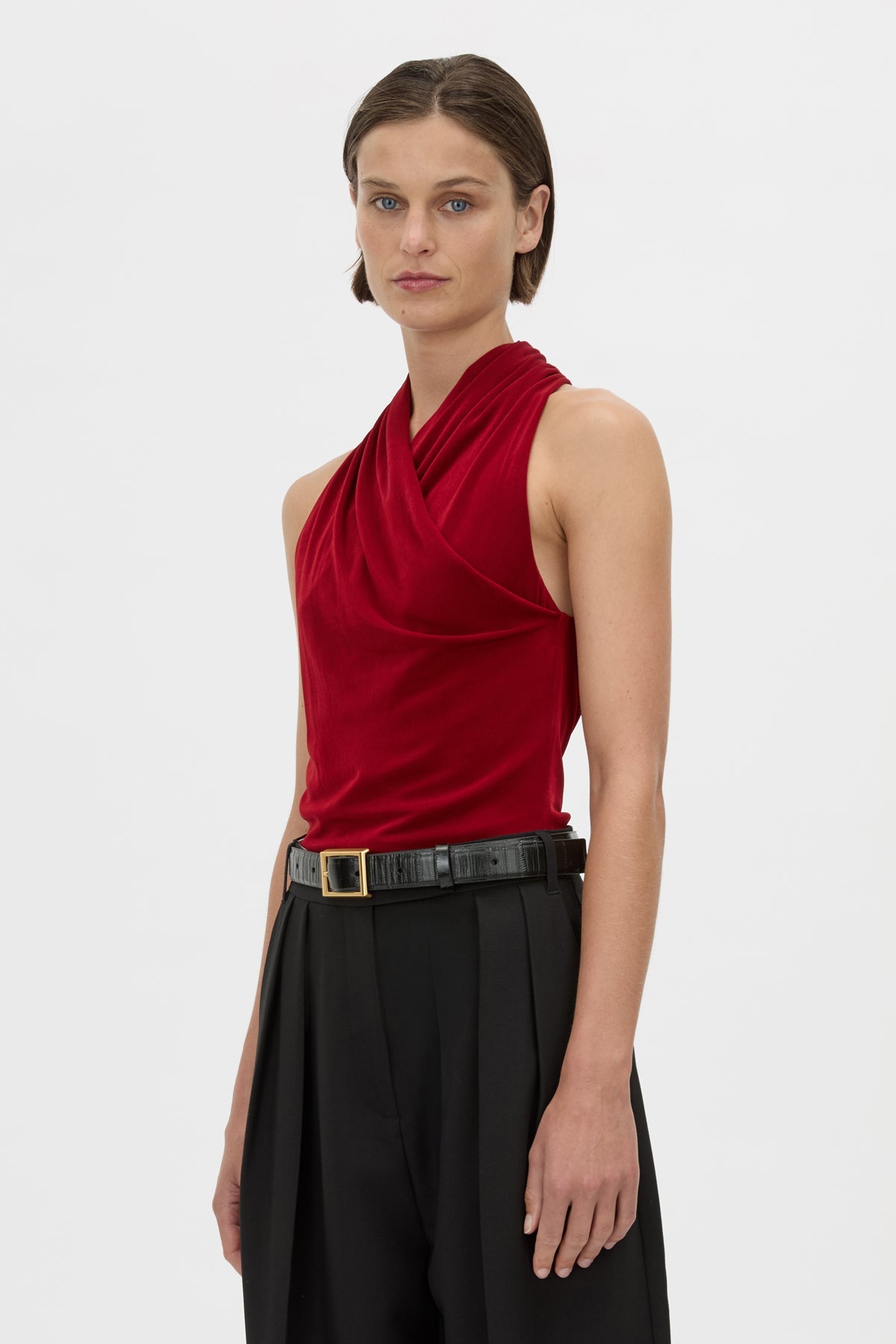 Ravine Wrap Neck Bodysuit
