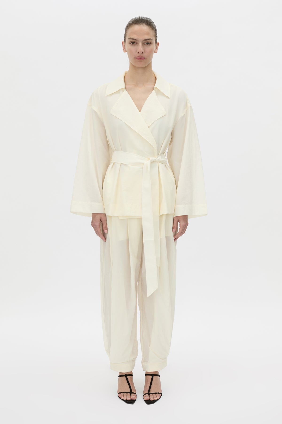 Rhia Sheer Crop Trench