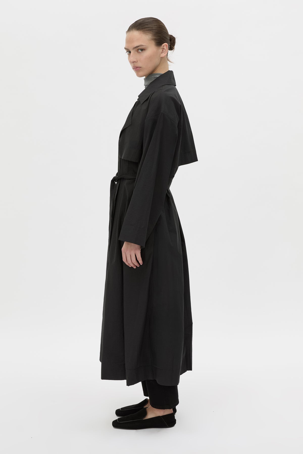 Rhia Sheer Full Length Trench