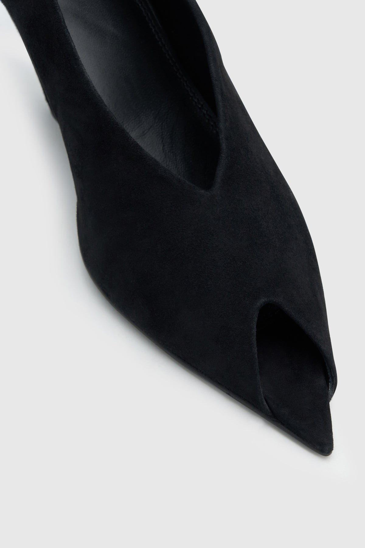 Rhys Suede Peep Toe Pump