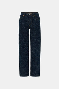 Ghost view CAMILLA AND MARC Rune Denim Jean in Indigo Neps with 100% textured cotton denim fabrication.