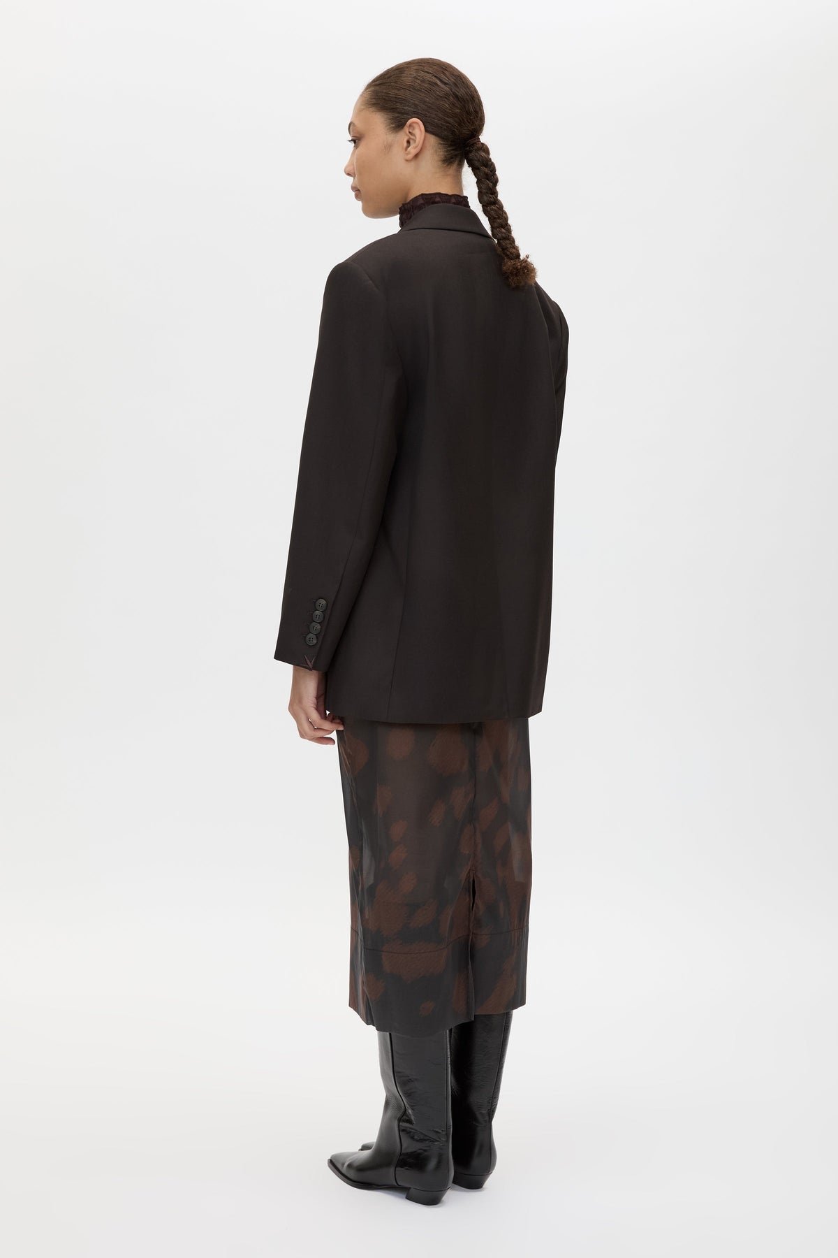 Nieve Printed Midi Skirt