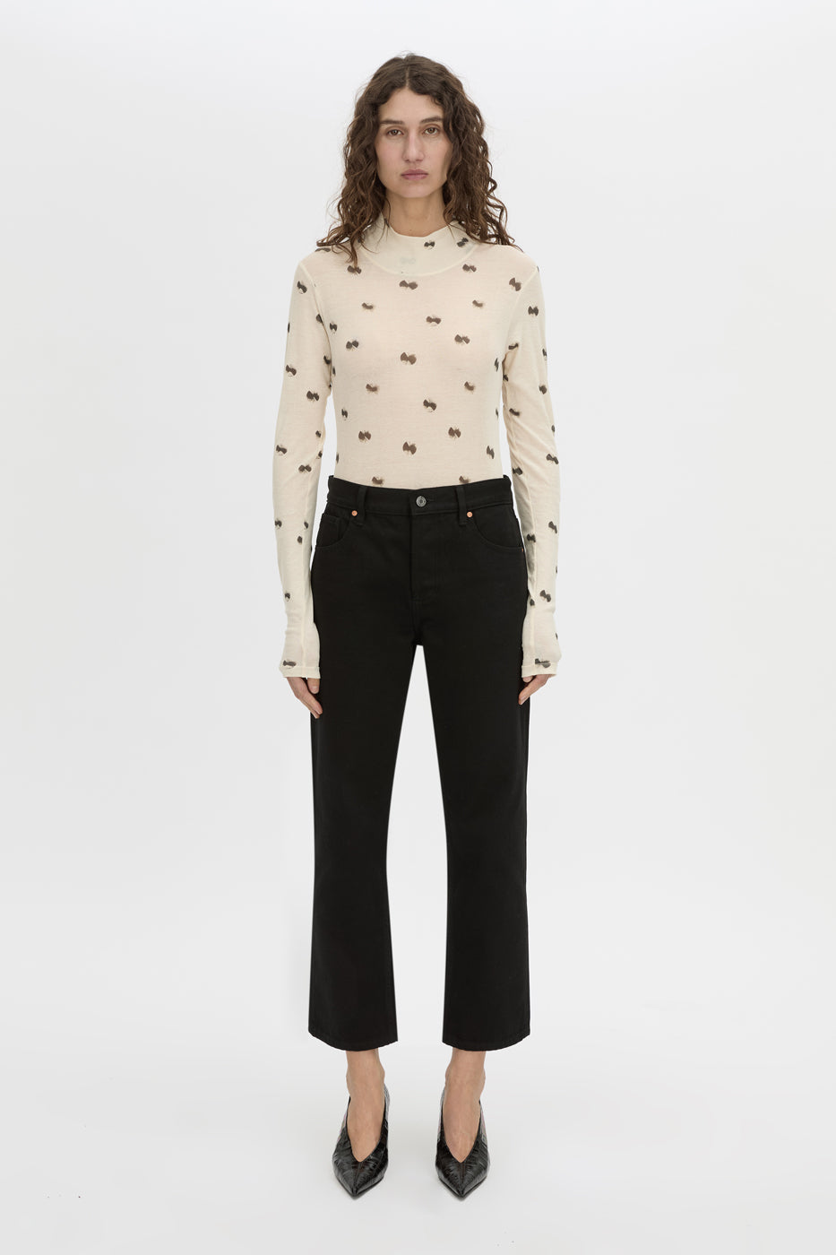 Siona Printed Long Slv Bodysuit