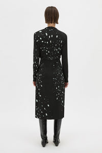 Skyward Long Sleeve Printed Dress