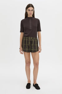 Winton Check Mini Short