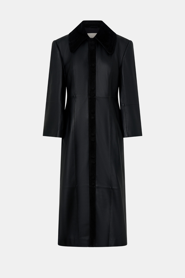 Yaz Leather Coat