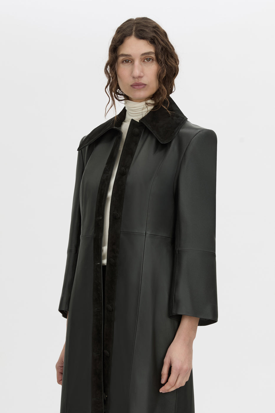 Yaz Leather Coat