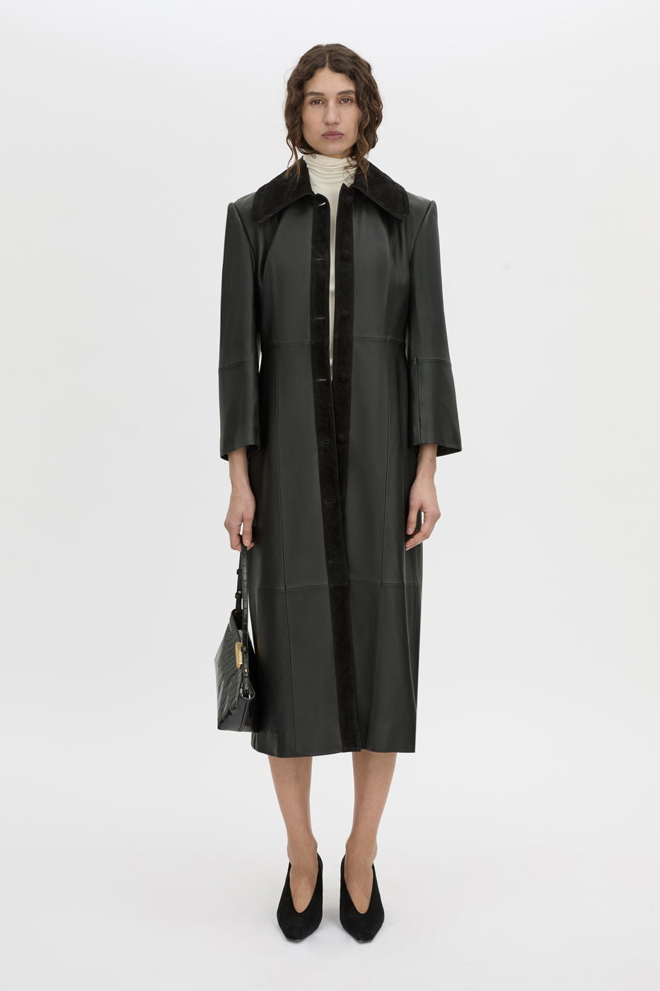 Yaz Leather Coat
