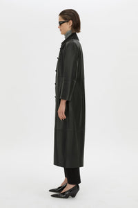 Yaz Leather Coat