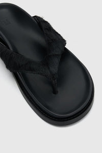 Zita Pony Croc Sandal