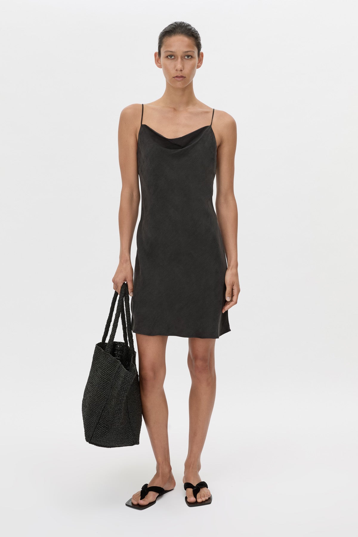 Allegro Satin Bias Mini Dress