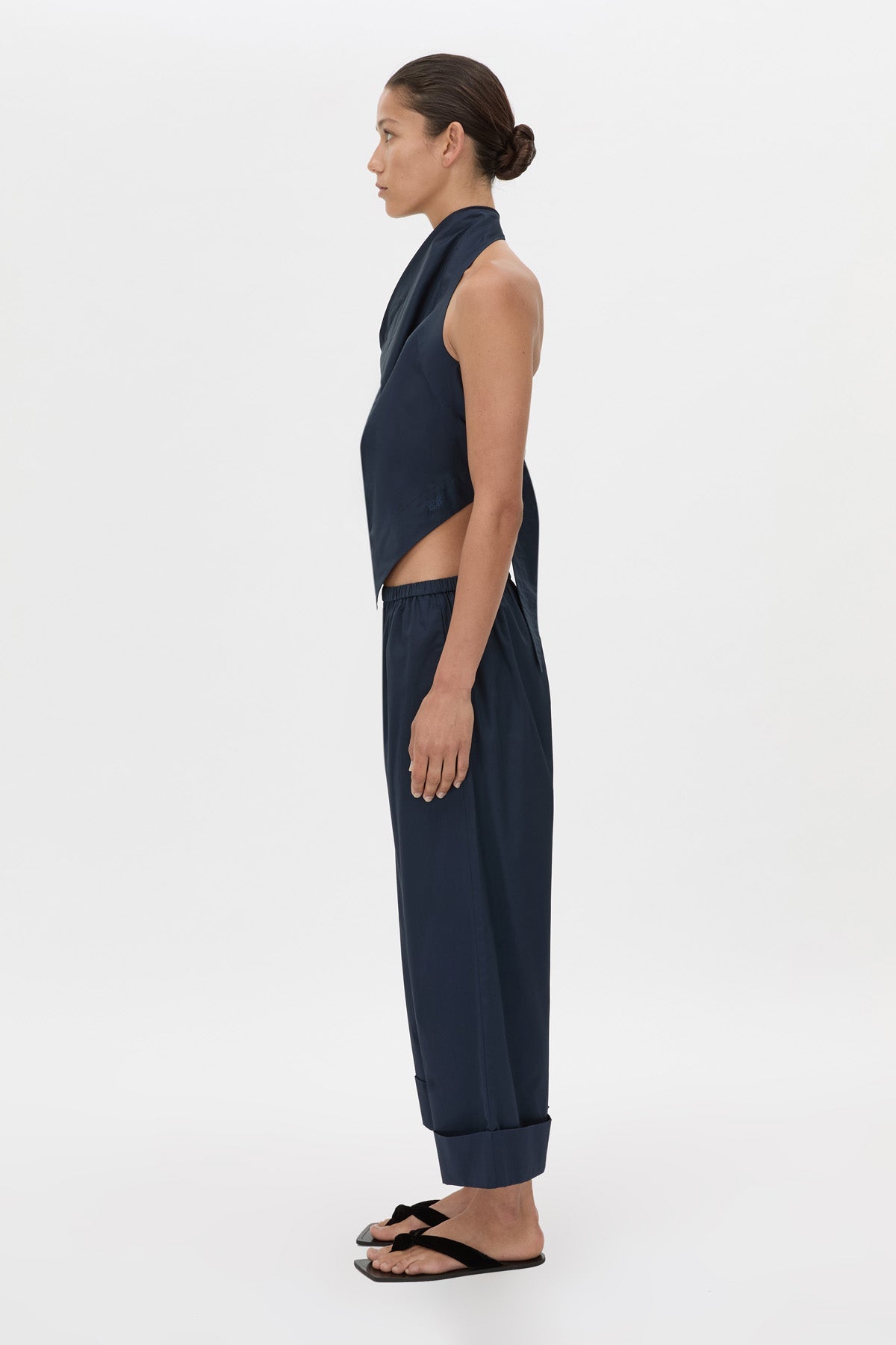 Onesto Cropped Wide Leg Pant